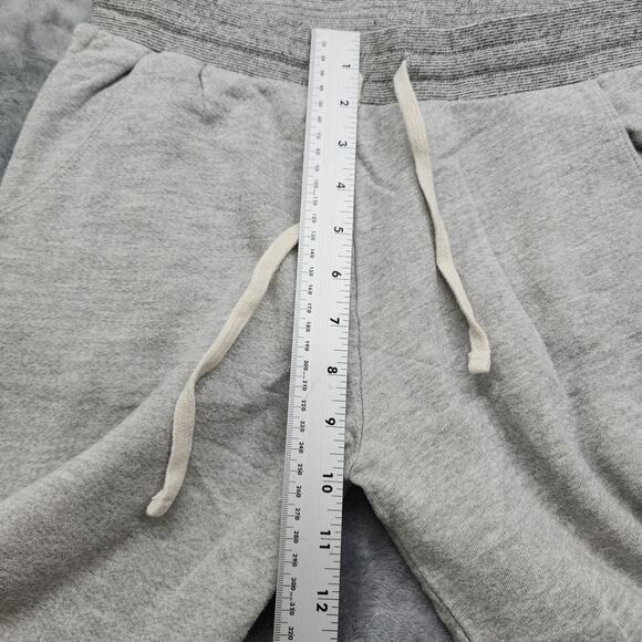 Sundry Pants Womens 1/S Heathered Gray Ankle Flare Sweatpants Lounge Raw Hem - Picture 7 of 10